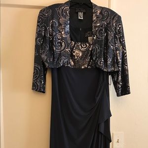 Formal Alex Evenings gown, 2 pieces